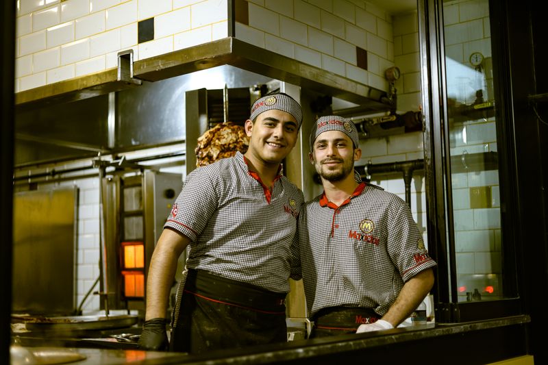 Chopt restaurant team working together