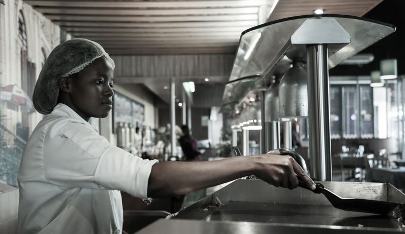 Chopt kitchen staff preparing fresh food